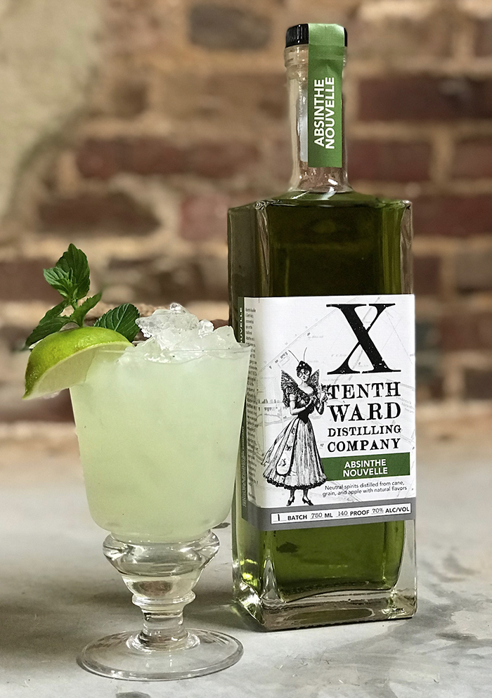 Absinthe Frappe, made with Tenth Ward Absinthe Nouvelle