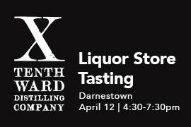 Darnstown Liquor store tasting with Tenth Ward in Gaithersburg on April 12, 2019