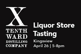 Tenth Ward Liquor Store tasting at Kingview in Germantown on Friday, April 26, 2019