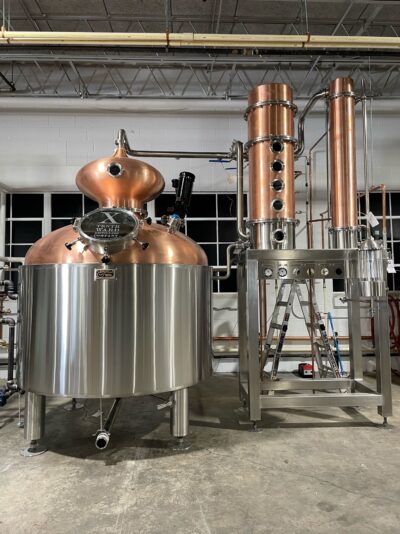 Tenth Ward pot still at distillery facility