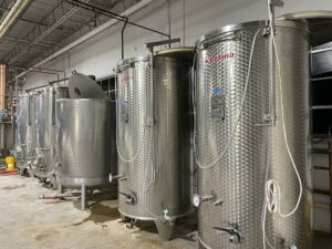 Tenth Ward's distilling production equipment. 