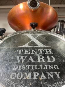 See the still at Tenth Ward's distillery.