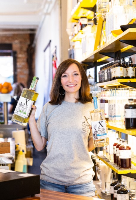 Monica Pearce founder and owner of woman-owned distillery, Tenth Ward
