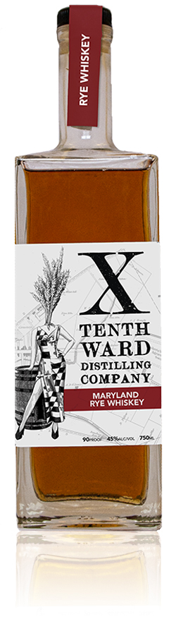 Tenth Ward Maryland Rye Whiskey bottle image
